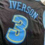 NBA 3 Iverson Nuggets 2006-07 Maillot Marine bleu clair